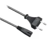 Power cable C7 1.8m COTTON, FIGURE EIGHT
