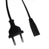 Power cable C7 0.5m COTTON, FIGURE EIGHT