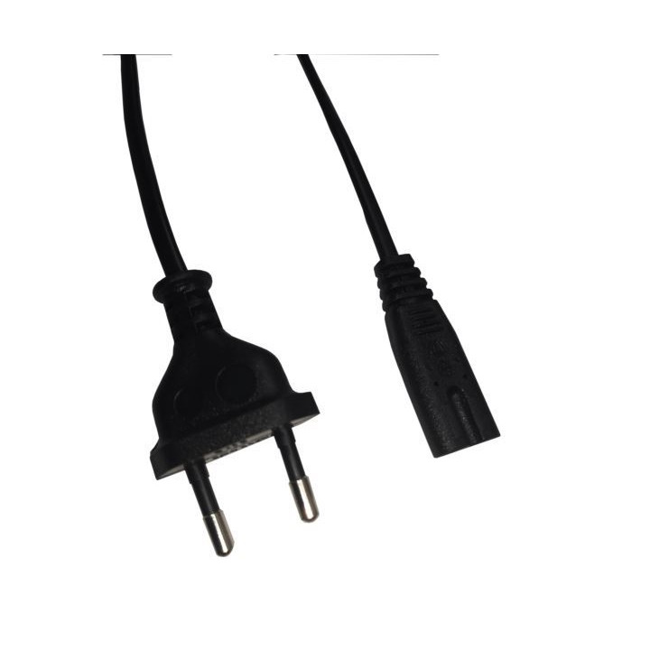 Power cable C7 0.5m COTTON, FIGURE EIGHT