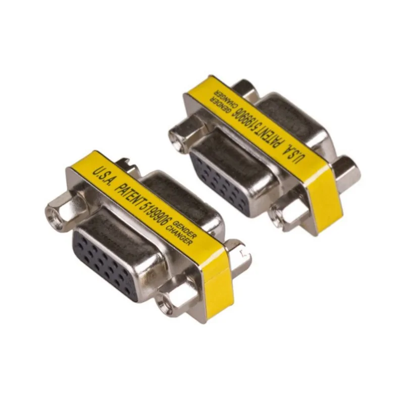 ADAPTER DB15 socket / DB15 socket VGA 3 rows