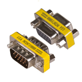 RF adapter ADAPTER DB15 socket / DB15 plug VGA 3 rows