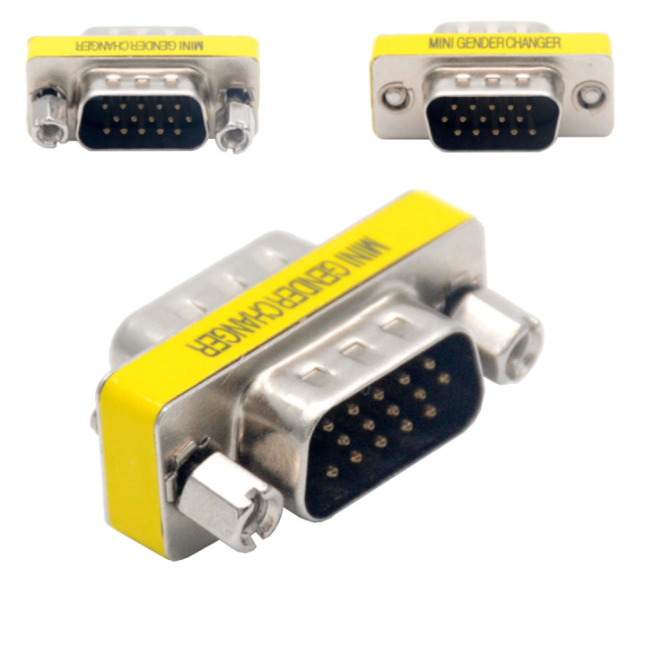 RF adapter ADAPTER DB15 plug / DB15 plug VGA 3 rows