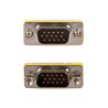 ADAPTER DB15 plug / DB15 plug VGA 3 rows