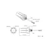 Antena 433Mhz 3dBi INSTALARE SURUB SMA X23 mufa