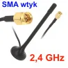 Antena WiFi 2.4GHz 2dBi MAGNETIC SMA mufa