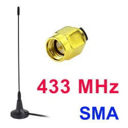 Antenas 433Mhz 3dBi magnētiskais SMA L23 spraudnis