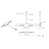 GSM 3G LTE 2dBi antenna T type SMA plug type5