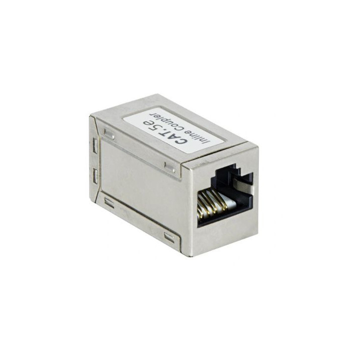 Ethernet-Kabelstecker Kat.5e STP 2 x RJ45-Buchse