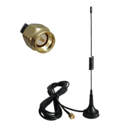 Antena GSM 3G LTE 5dBi pionowa MAGNES wtyk SMA X26