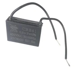 Starting capacitor for motor 0,5uF 450V CBB61