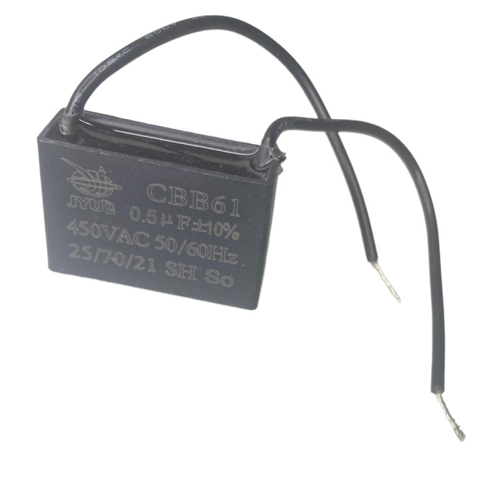 Kondensator rozruchowy do silnika 0,5uF 450V CBB61