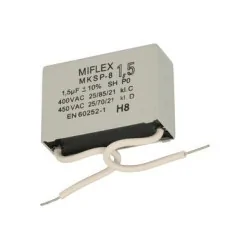 Motor capacitor MIFLEX 1,5uF 400V POLSKI