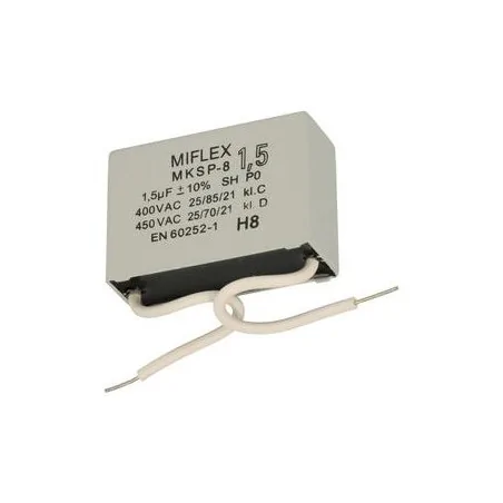 Condensator motor MIFLEX 1.5uF 400V POLUS