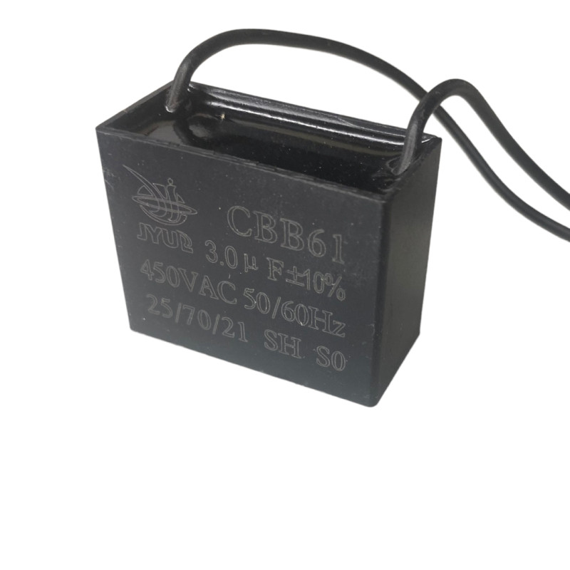 Motor Starting Capacitor 3uF 450V CBB61