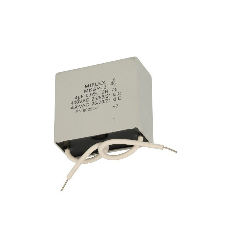 MIFLEX 4uF 400V motor capacitor POLISH