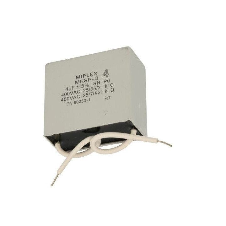 MIFLEX 4uF 400V motor capacitor POLISH