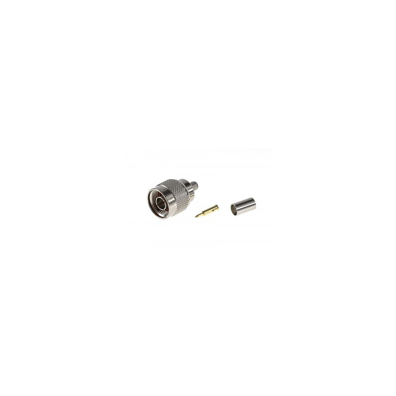 Connector N plug for cable H155 CRIMPED