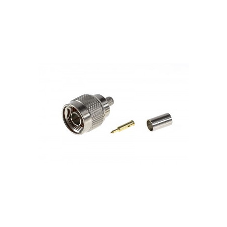 Connector N plug for cable H155 CRIMPED