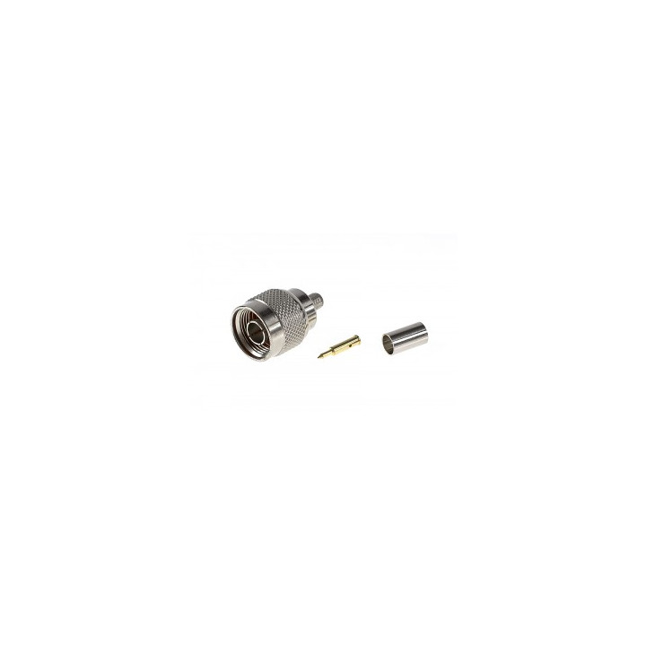 Connector N plug for cable H155 CRIMPED