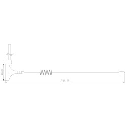 GSM 3G LTE 5dBi vertical MAGNET antenna SMA plug X25