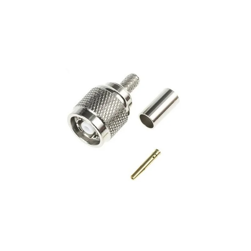 TNC-RP plug connector for H155 crimped cable