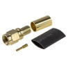 Conector SMA-RP pentru cablu H155, CLAMPAT