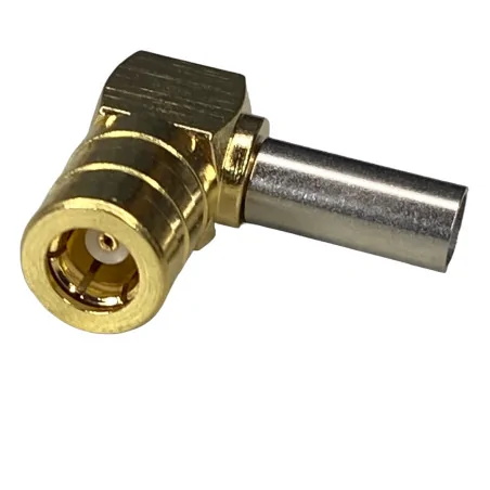 SMB socket connector for RG174 cable, ANGLE