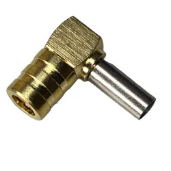 Conector priză SMB pentru cablu RG174, ANGLE