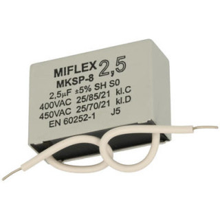 Kondensator silnikowy MIFLEX 2,5uF 400V POLSKI