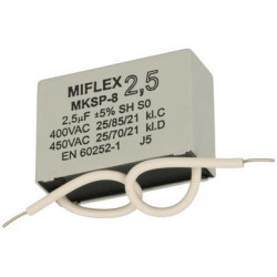 MIFLEX 2.5uF 400V motor capacitor POLISH