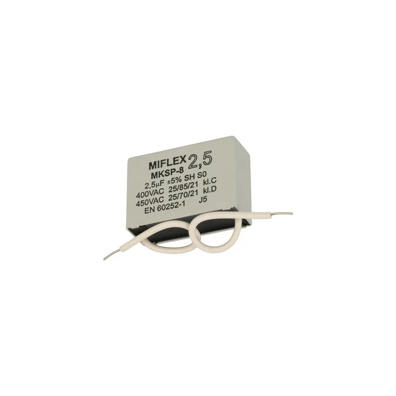 Motor capacitor MIFLEX 2,5uF 400V POLSKI