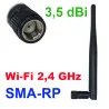 WiFi anténa 2.4GHz 3.5dBi všesměrová SMA-RP