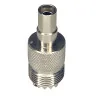 UHF socket connector for cable H155 crimped