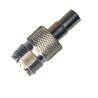 UHF socket connector for cable H155 crimped