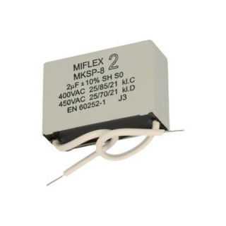 Kondensator silnikowy MIFLEX 2uF 400V POLSKI