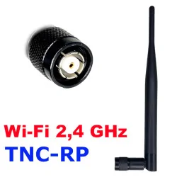 Antenă WiFi 2.4GHz 6dBi Omnidirecțională TNC-RP