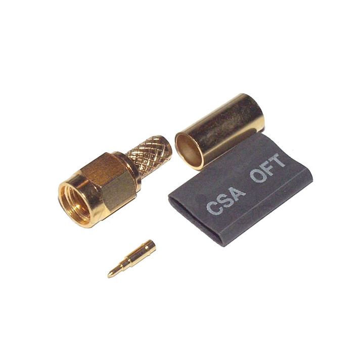 Złącze wtyk SMA na kabel H155 zaciskany
