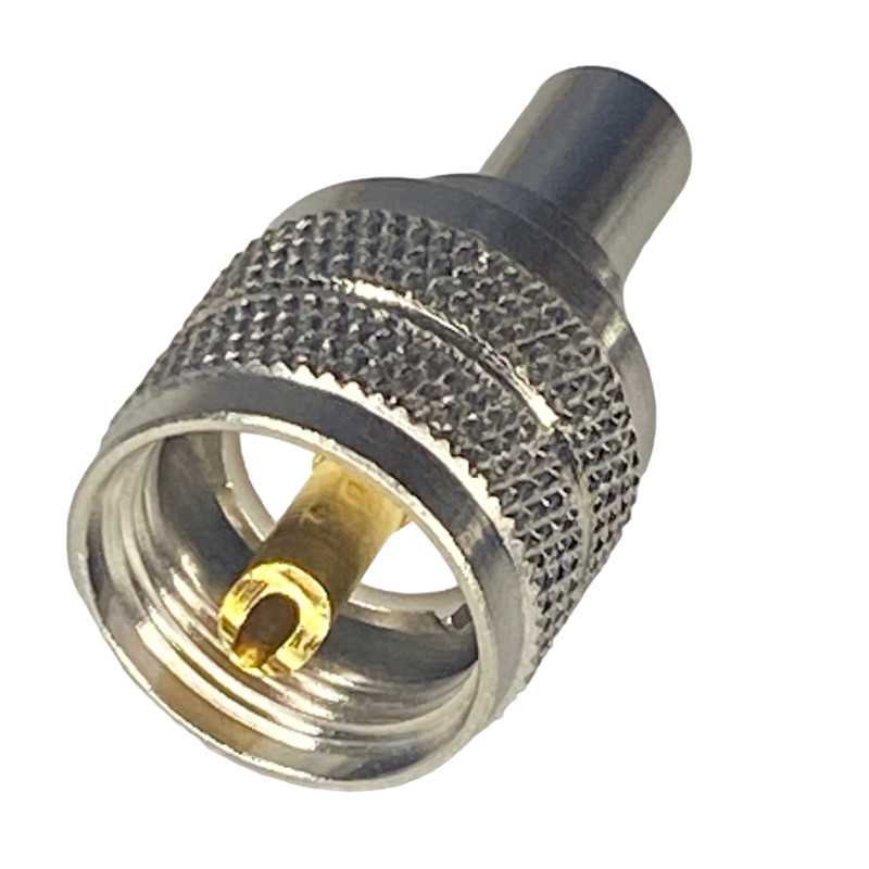 UHF plug connector for cable H155 CRIMPED