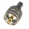 UHF plug connector for cable H155 CRIMPED