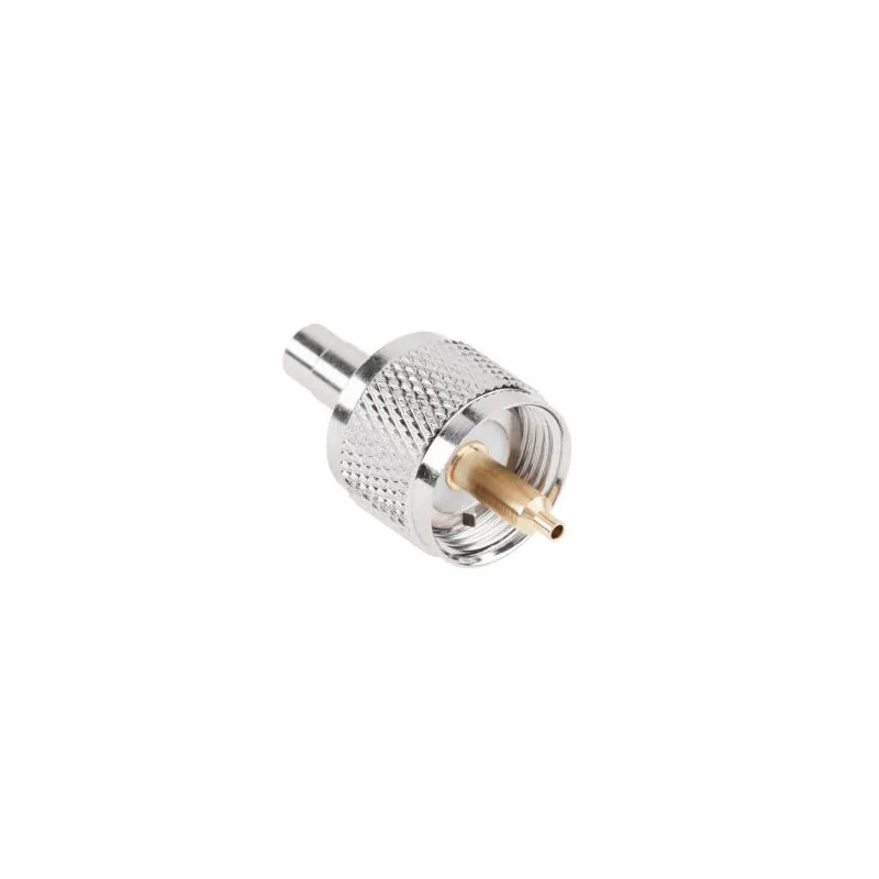 UHF plug connector for RG58 cable CRIMPED