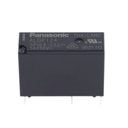 RELAY ALDP124 PANASONIC SPST 24Vdc 3A