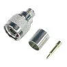 N plug connector for cable H1000, RG213 CRIMPED