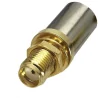 SMA socket connector for CNT300 cable crimp