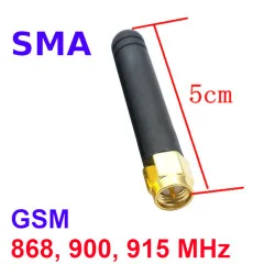 GSM anténa 868Mhz / 900Mhz /915MH 2,15 dBi SMA konektor