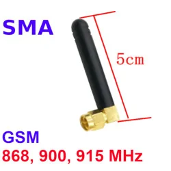 Antenna GSM 868Mhz /900Mhz /915MH 2.15 dBi plug SMA plug