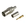 Conector soclu BNC RP pentru cablu H155, CLAMPAT