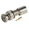 BNC plug connector for RG11 cable CRIMPED
