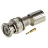 BNC plug connector for H1000, RG213 cable, CLAMPED