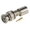 BNC plug connector for H1000, RG213 cable, CRIMPED