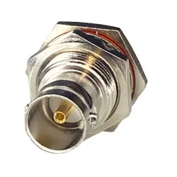 BNC socket connector for RG179 cable, crimped 75ohm